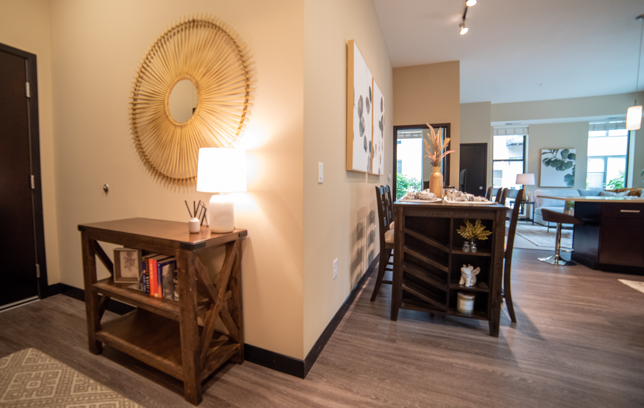 141 hallway and dining